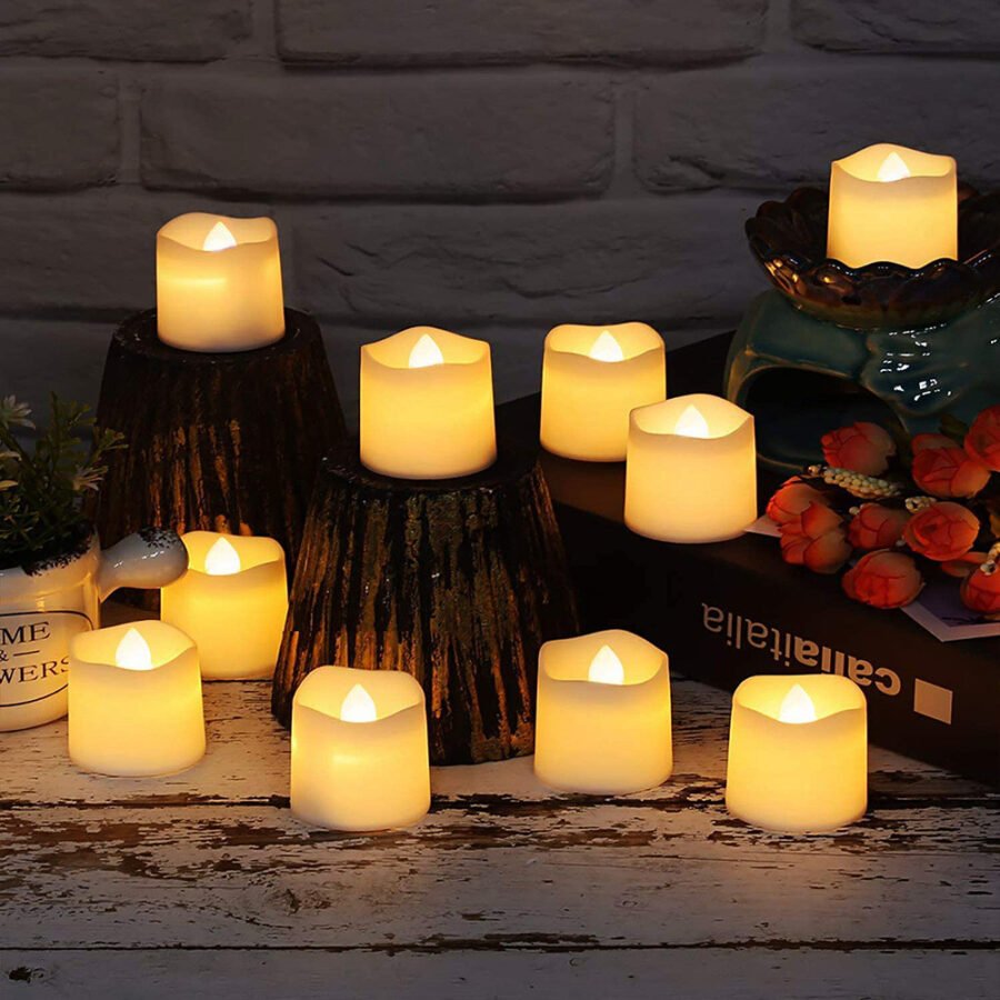 Enjoy the Cozy Glow of Real Candlelight – Without the Flame, Smoke or Mess!
